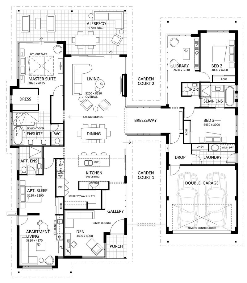 Rural Building Company - The Daintree Retreat (Heritage) - Floorplan - 6486P Daintree Retreat Heritage Brochure Artwork