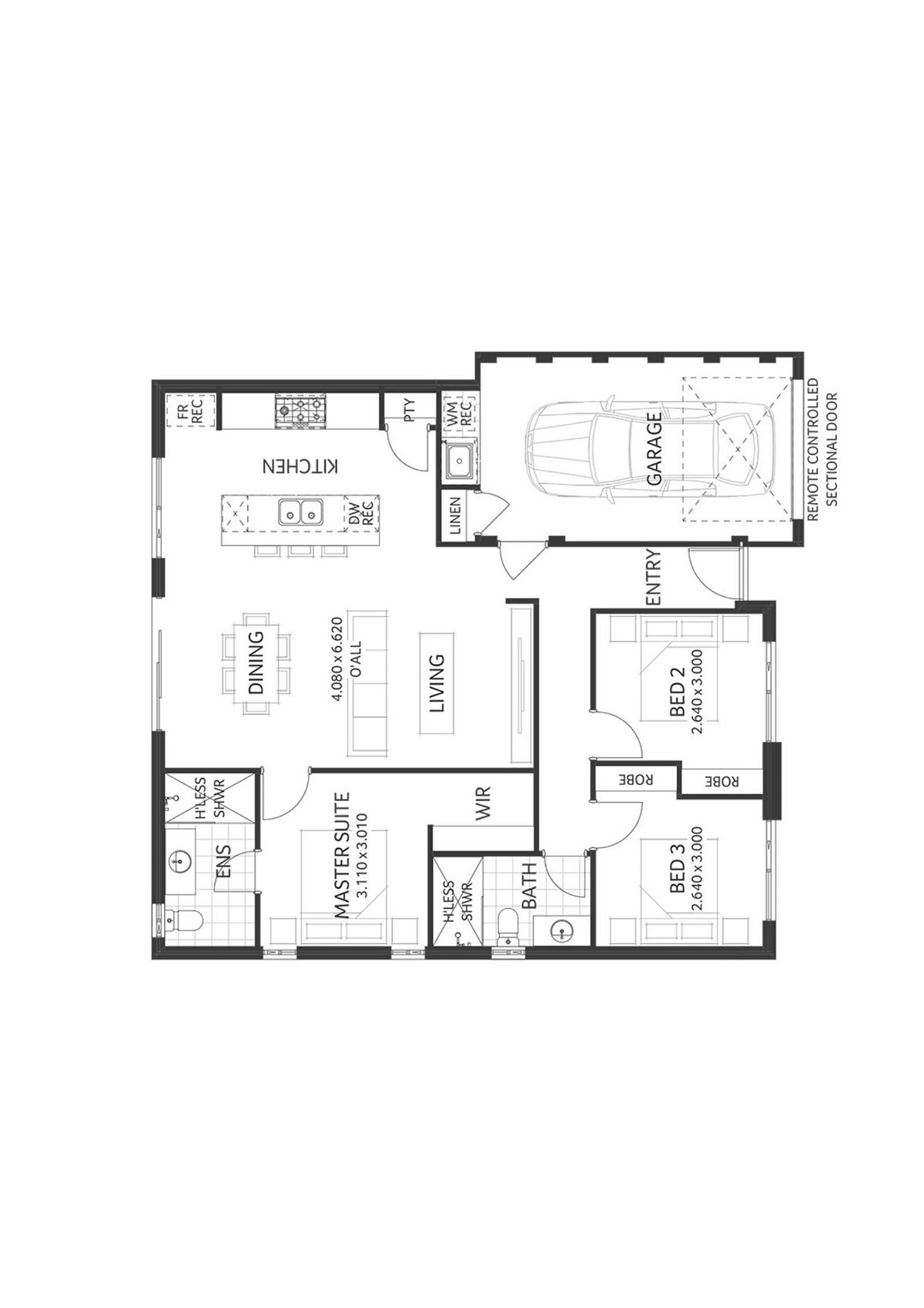 Plunkett Homes -  - Floorplan - Sinagra Lifestyle Contemporary Marketing Plan
