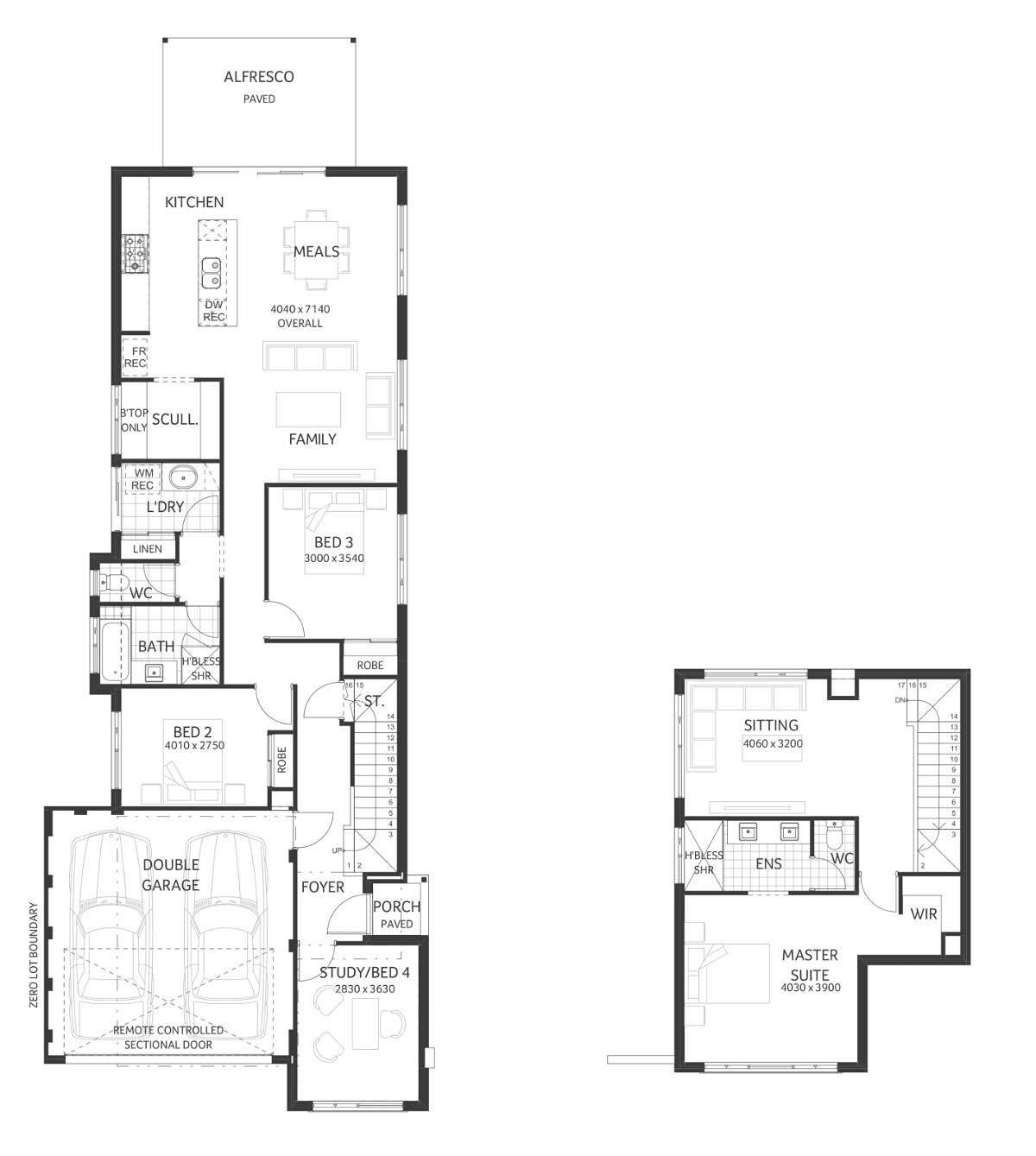 Plunkett Homes - Menora | Hamptons - Floorplan - Menora Hampton Marketing Plan Cropped Jpg