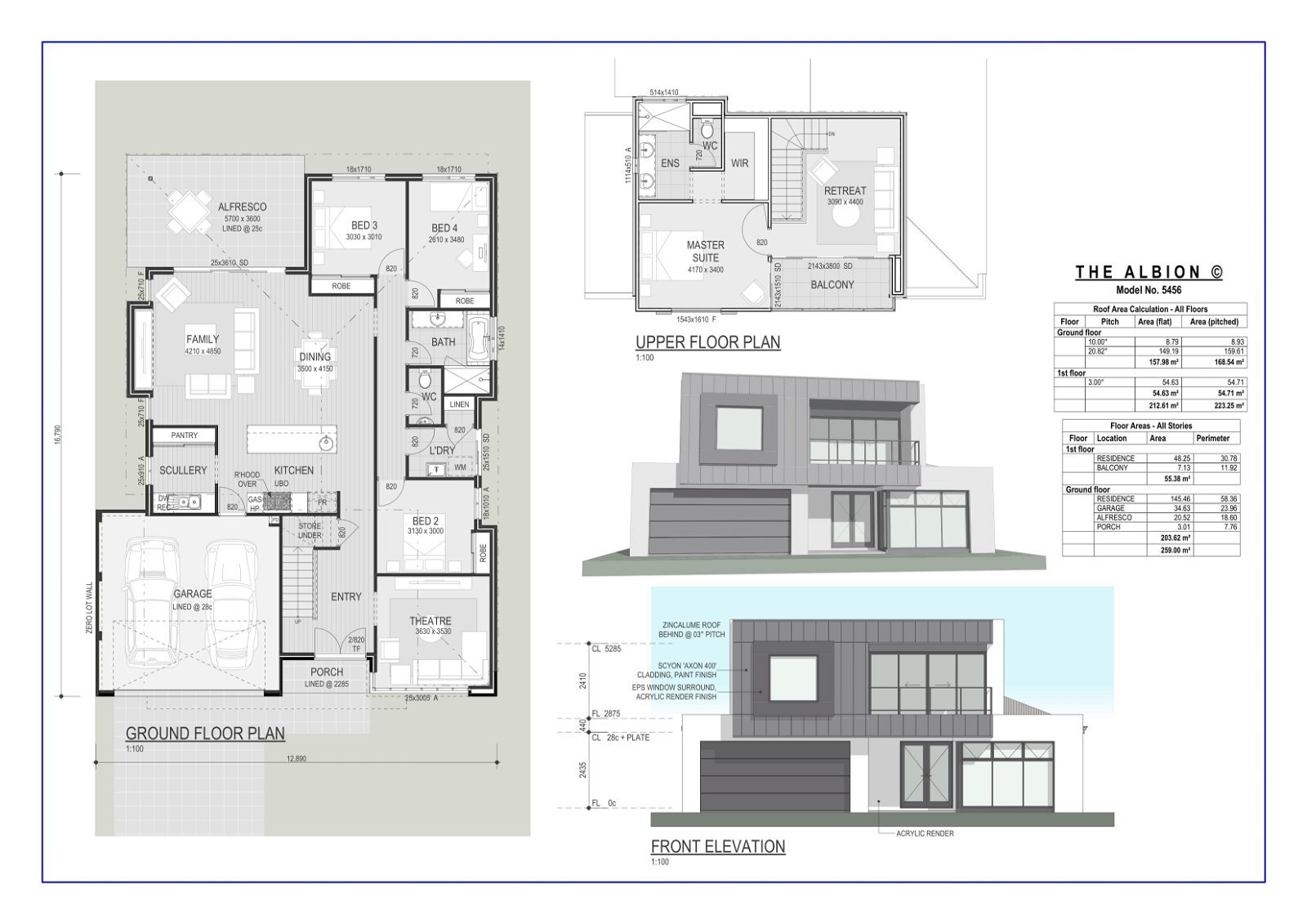 Residential Attitudes -  - Floorplan - The Albion 1
